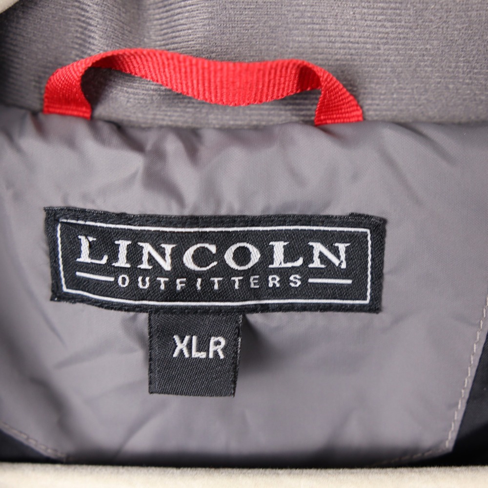 Lincoln Outfitters Mens Puffer Jacket Gray Full Zip Thinsulate Size XL Reg 3M - Picture 2 of 16
